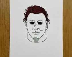 Michael Myers Mask Art Print
