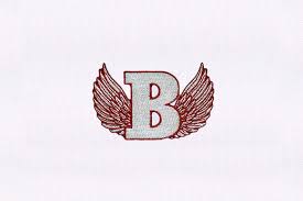 Download Letter B With Wings Creative Fabrica SVG Cut Files