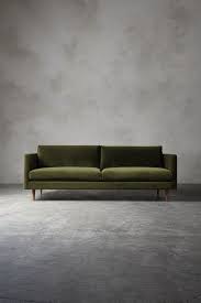 The Tivoli Three Seater Sofa In Fern Velvet By Swoon Editions Three Seater Sofa Luxury Sofa Green Sofa