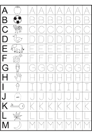 Children will work on their upper and lowercase letter recognition, letter tracing and handwriting, and other fun activities and printables. Printable Abc Traceable Worksheets Activity Shelter Alphabet Worksheets Preschool Preschool Writing Alphabet Tracing Worksheets