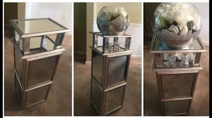 Dollar Tree Diy Silver Mirrored End Table Youtube Diy Dollar Tree Decor Dollar Tree Diy Mirrored End Table