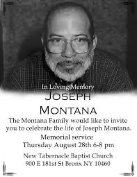 Condolences for Joe's Passing