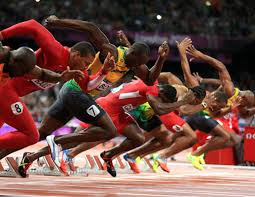 Of course, there is the dampener that fans will be prohibited from attending the typically electric event, but with usain bolt absent for the first time since 2004, there is certainly an added intrigue this year. Usain Bolt Beats Yohan Blake To Win 100m Gold At London 2012 Olympics Uk News Express Co Uk