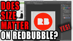 does canvas size matter on redbubble