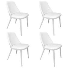 Make mealtimes more inviting with comfortable and attractive dining room and kitchen chairs. White Leather Dining Chairs 62 For Sale On 1stdibs