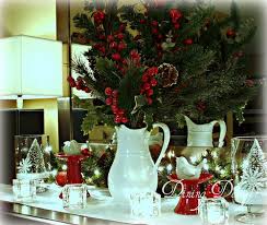 Christmas Sideboard Decorations Sideboard Decor Christmas Tablescapes Table Decorations