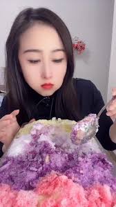 ASMR ice eating