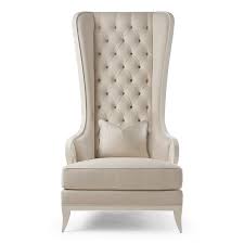 Majestic Christopher Guy Tufted Wing Chair High Back Chairs Living Room Sofa Design