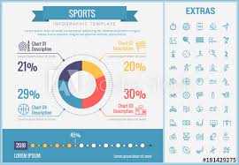 Sports Infographic Template Elements And Icons Infograph