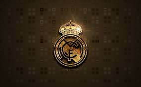 If you're looking for the best real madrid logo wallpaper hd then wallpapertag is the place to be. Download Wallpapers Real Madrid Golden Logo Spanish Football Club Golden Emblem Madrid Spain La Liga Golden Carbon Fiber Texture Football Real Madrid Cf For Desktop Free Pictures For Desktop Free