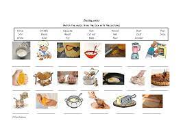 Check spelling or type a new query. Cooking Verbs Activities