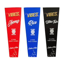 Vibes Rolling Paper Pre Roll Cones King Size Same Day Shipping Buypodsnow Com