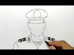 Melatih saraf motorik anak dengan mewarnai gambar polisi adalah hal yang sangat mengembirakan buat sang anak. Gantengnya Cara Menggambar Polantas Youtube