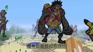 Minecraft xbox one one piece. Pixel Art Luffy Gear 4 One Piece Minecraft Edition Xbox One Youtube