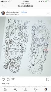 Pin By Nattii On Things I Love Coraline Art Tim Burton Tattoo Coraline Tattoo