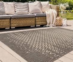 Jetzt wetterfeste teppiche für draußen entdecken! Kayoom Outdoor Teppich Splash 600 Braun Online Bestellen Bei Tchibo 632061