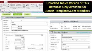 The employee certification training test tracking database is a full featured microsoft access database template that allows for viewing and. Employee Training Management And Tracking In Ms Access Database For Access 2016 Software Updated May 2021