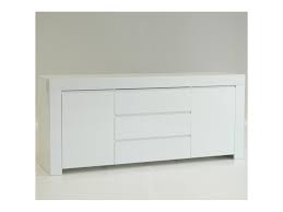 Meuble chambre conforama lit switch conforama frais 18. Buffet 2 Portes 3 Tiroirs Laque Blanc Brillant Pisa L 190 X L 50 X H 83 Neuf Vente De Tousmesmeubles Conforama