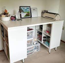 Saw horse craft table from francois et moi. Craft Room Set Up And Organization Goshery