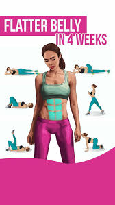 Flatter Belly In 4 Weeks Belly Flatter Weeks Karin Kasi Egzersizleri Evde Egzersiz Karin Calistirma