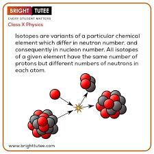Isotopes Are Variants Of A Particular Chemical Element Which Differ In Neutron Number And Consequently In Nucleon Online Lectures Online Study Study Materials