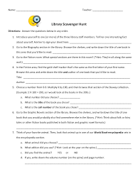 Library Scavenger Hunt Library Scavenger Hunts Library Skills Library Lesson Plans