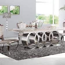 Wholesale Italian Glass Top Dining Table And Chair Design From M Alibaba Com Glass Dinning Table Dining Room Table Decor Dining Table