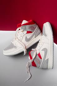 Nike Air Jordan 1 Mid M Light Smoke Grey Black White Air Jordan 1 Mid Prm Sneakersnstuff 20th Anniversary Ct3443 100 2020 In 2020 Jordan Shoes Girls Shoes Sneakers Jordans Air Jordans
