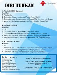 Informasi lowongan kerja bumn mei 2021, lowongan kerja cpns 2021, bank, pegadaian, pertamina, bpjs, kesehatan, smp, sma, smk, d3 lowongankerja15.com, lowongan kerja pt wijaya karya industri & konstruksi juni 2021 lowongan kerja juni 2021, sebuah informasi. Rs Mitra Medika Pontianak