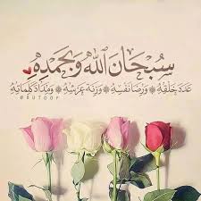subhan allahi wa bihamdihi adada khalqihi wa rida nafsihi wa zinatah arshihi wa midada islamic quotes wallpaper beautiful islamic quotes islamic pictures