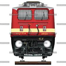 Passenger Electric Locomotive Class Wap 4 By Indian Railways Indian Railways Electric Locomotive Indian Railway Train