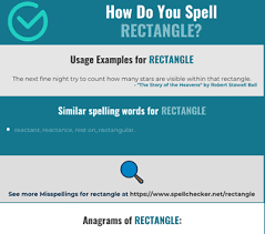 Maybe you would like to learn more about one of these? Correct Spelling For Rectangle Infographic Spellchecker Net