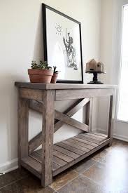 Handcrafted Wood Rustic Console Table Modern Farmhouse Solid Etsy Rustic Console Tables Farmhouse Console Table Rustic Consoles
