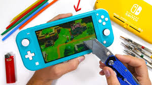 Jerryrigeverything Stresstestar Nintendo Switch Lite Hur Hallbar Ar Minikonsolen Feber Spel