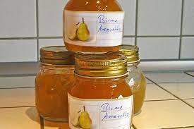 Birnenmarmelade Mit Amaretto Von Hobbykoechin Chefkoch Rezept Birnenmarmelade Marmelade Marmelade Konfiture