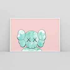 Kaws Art Print Kaws Kaw Kaws Poster Kaws Art Print Digital Etsymktgtool Kaws Kawsposter Kawspastel Kawswallart Kawspr Art Prints Kaws Painting Art