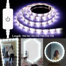 4.7 out of 5 stars. Usb Led Makeup Mirror Light Dc 5v Vanity Mirror Wall Lamp Tape Led Strip Light 1m 2m 3m 4m 5m Dimmable Dressing Table Lights Kit Led Indoor Wall Lamps Aliexpress