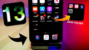 Ios 13 Black Dock Folder Glitch To Make Your Home Screen Epic Remove Dock Ios 13 Glitch Youtube