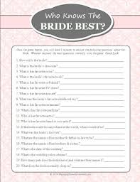 Over 100 free scavenger hunts, printable invitations, and fun treasure hunt lists and ideas for. Free Who Knows The Bride Best Game Who Knows The Bride Best Game Bridal Shower Games Free Bridal Shower Games