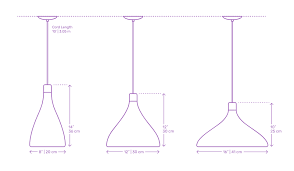 Measuring just 8.75'' h x 5.75'' w x 5.75'' d, this petite piece showcases a dome shape that pairs well with modern aesthetics. Swell Pendant Dimensions Drawings Dimensions Com