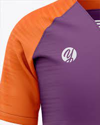 Download Men S Soccer Raglan Jersey Mockup Front View Football Jersey T Shirt In Apparel Mockups On Yellow Images Object Mockups