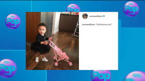 Serena williams has love on the tennis court — but this time, it's a good thing. Serena Williams Daughter Sports Twinning Tennis Tutu Like Her Mom Video Abc News