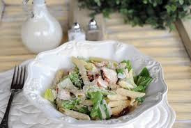Chicken Caesar Pasta Salad Recipe Chicken Caesar Pasta Salad Chicken Ceasar Pasta Salad Caesar Pasta Salads