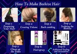 This beehive is very 50. Popular Beehive Hairstyles How To Do Beehive Hairstyle Sprays Wigs Hair Trends