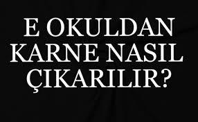 E okul'da dijital karneler nasıl görüntülenir? E Okuldan Karne Nasil Cikarilir E Okul Meb Gov Tr Giris
