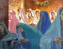 Image result for images parable of the ten virgins