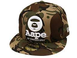 Camo Aape 59fifty Fitted Cap By Bape X New Era Fitted Caps Young Mens Fashion Cap