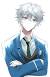 Hoodie Anime Boy White Hair