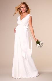 Rosa Maternity Wedding Gown Long Ivory White Maternity Wedding Dresses Evening Wear And Party Clothes By Tiffany Rose Pregnant Wedding Dress Wedding Dresses Beautiful Wedding Dresses