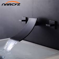 basin faucets wall mounted waterfall